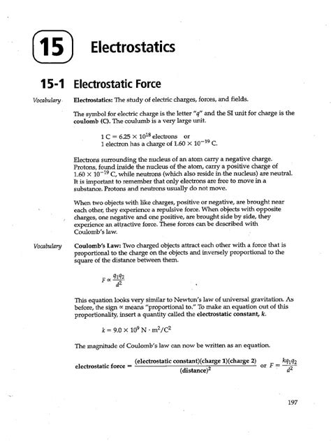 answers for chapter 15 electrostatic conceptual Doc