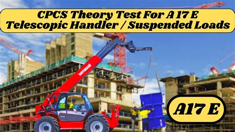answers for cpcs telescopic handler test PDF