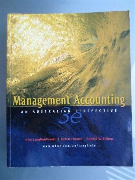 answers for management accounting 3e langfield smith Doc