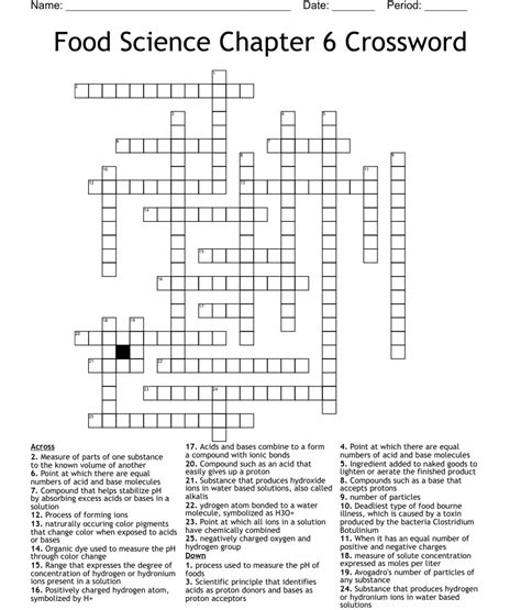 answers for mcgraw hill food science crosswords PDF