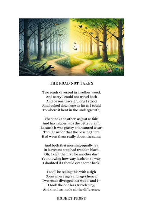 answers for poem the road not taken Epub