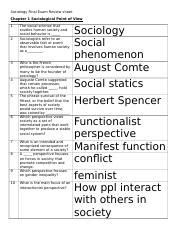 answers for sociology review vocabulary Reader