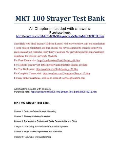 answers for strayer university placement test Kindle Editon