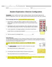 answers for student exploration electron configuration gizmo Epub