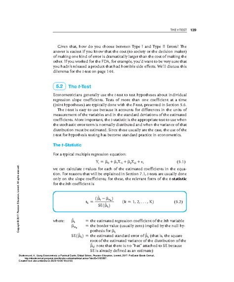 answers homework using econometrics a practical guide Reader