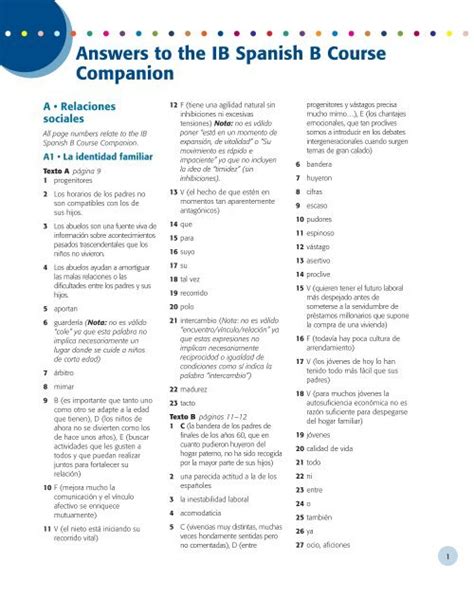 answers ib spanish b course companion answs PDF