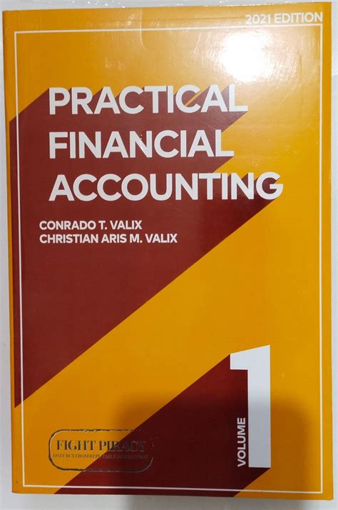 answers in financial accounting 1 by valix PDF