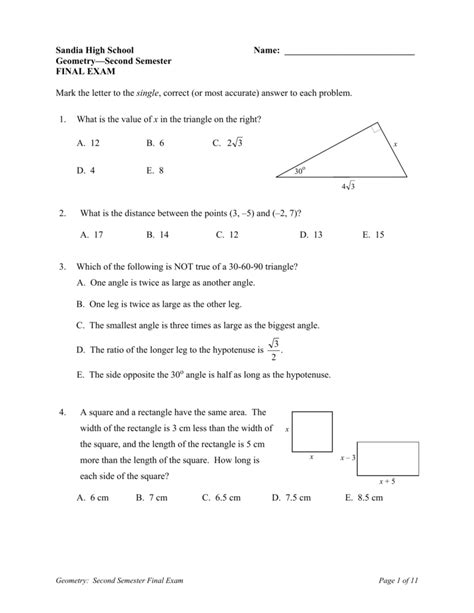 answers plato semester 2 geometry exam Epub