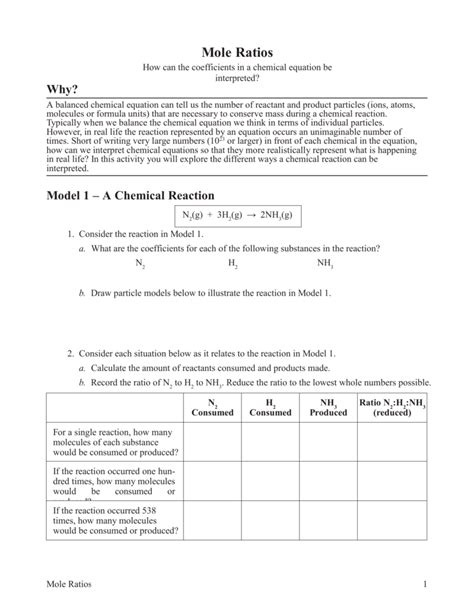 answers pogil activities mole ratios Epub