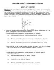 answers to 2013 ap microeconomics response questions PDF