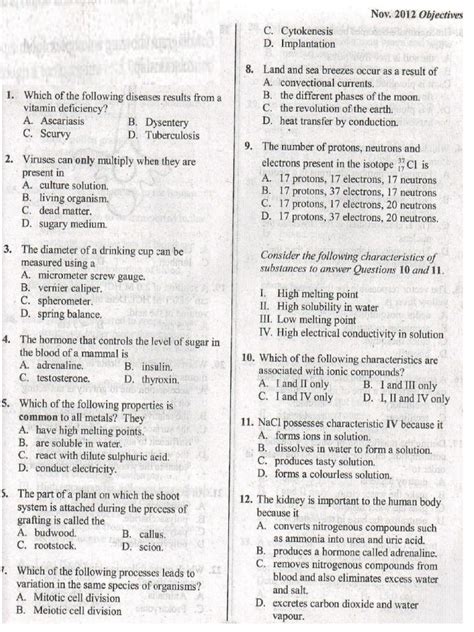 answers to 2013 nov dec wassce questions Reader