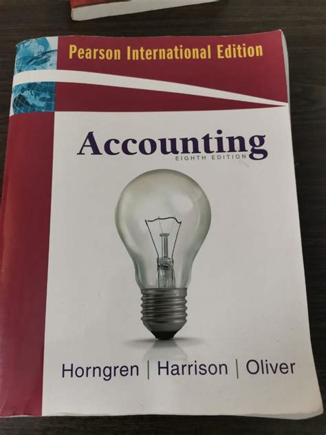 answers to accounting horngren harrison oliver Reader