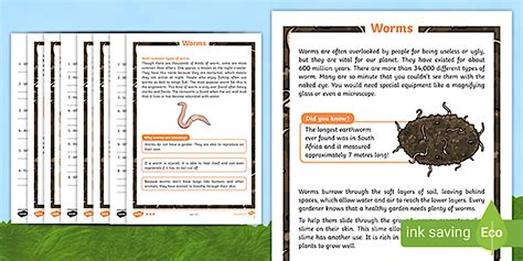 answers to activity of oxford worms Epub