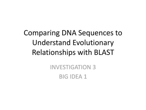 answers to big idea evolution investigation 3 Reader