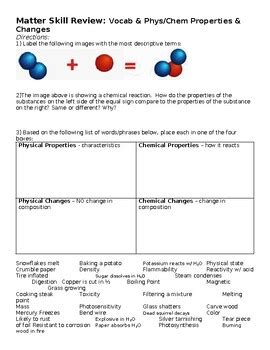 answers to chemistry a study of matter unit 15 Reader