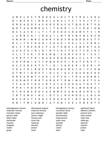 answers to chemistry word search Kindle Editon