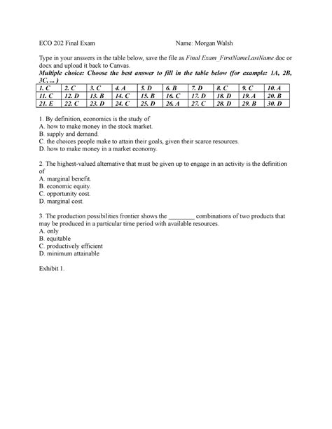 answers to eco 202 assessment test answers PDF