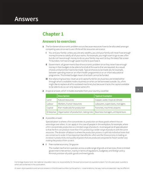 answers to economics workbook lessons PDF