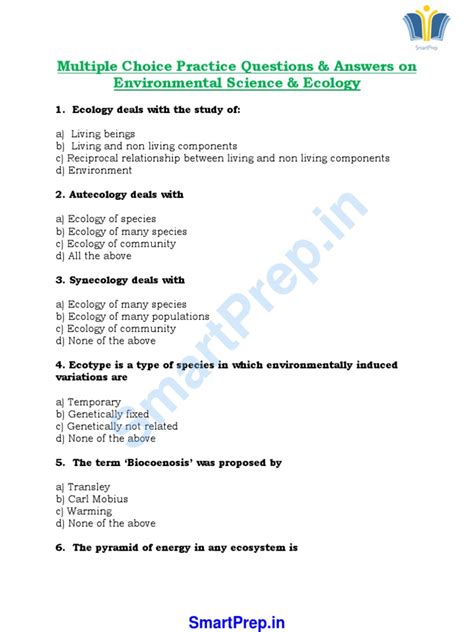 answers to environmental science friedl multiple choice Doc