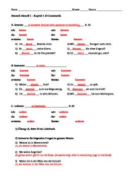 answers to exercises in deutsch aktuell 1 Reader