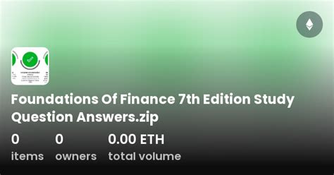 answers to foundations of finance 7th edition Reader