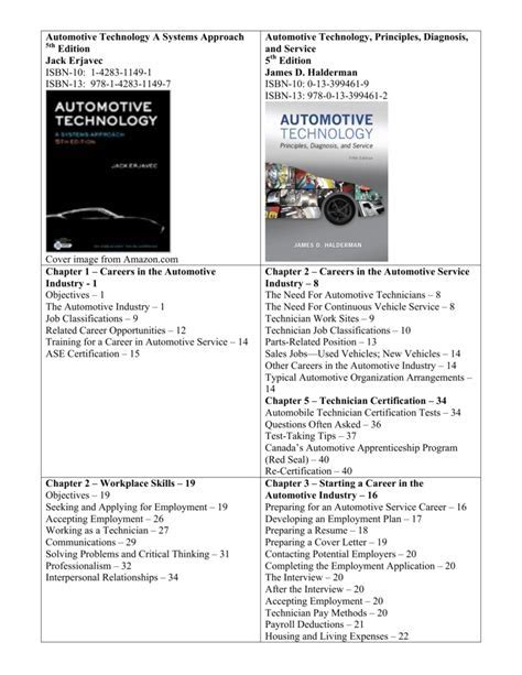answers to fourth edition automotive technology quizes Epub