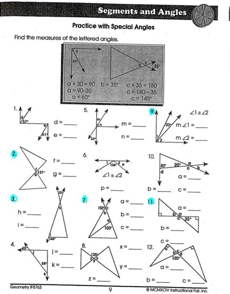 answers to geometry if8763 Kindle Editon