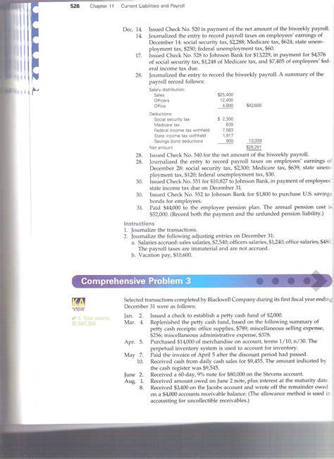 answers to integrated accounting comprehensive problem 3 Doc