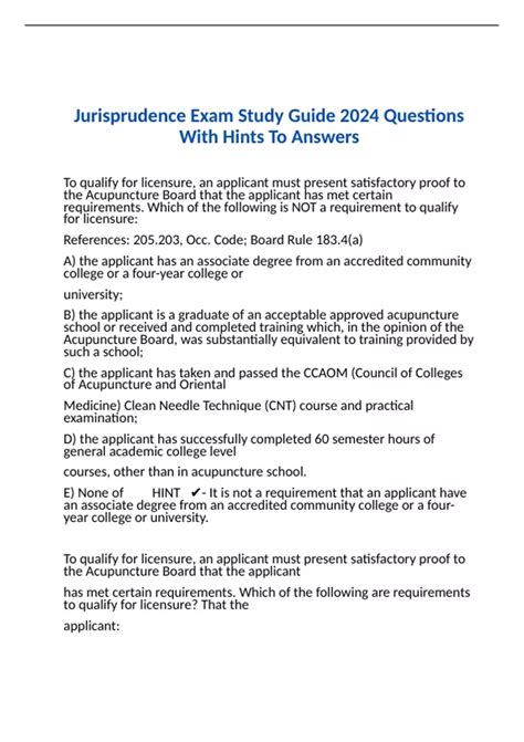 answers to jurisprudence exam colorado Kindle Editon