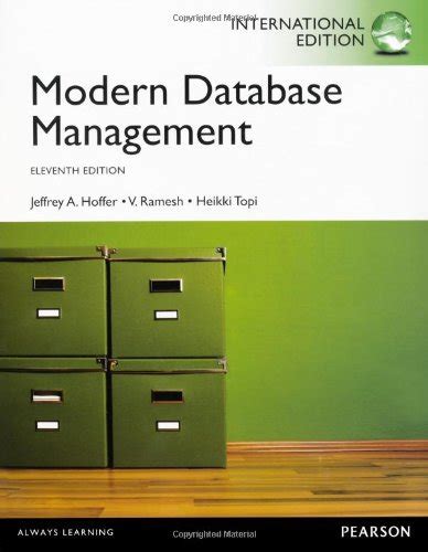 answers to modern database management eleventh edition Kindle Editon