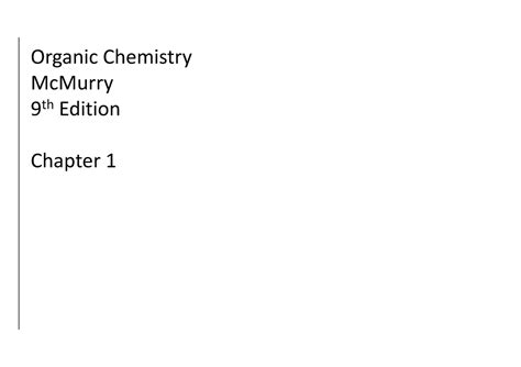answers to organic chemistry mcmurry PDF