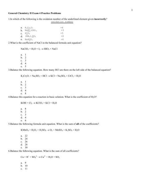 answers to practice problems 19 1 chemistry PDF