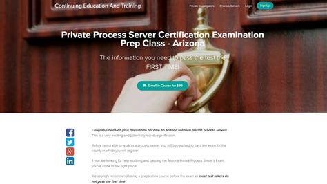 answers to process server test in arizona Reader