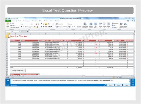 answers to proveit excel test Doc