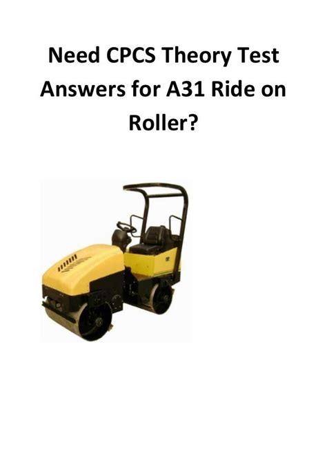answers to ride on roller theory test Epub