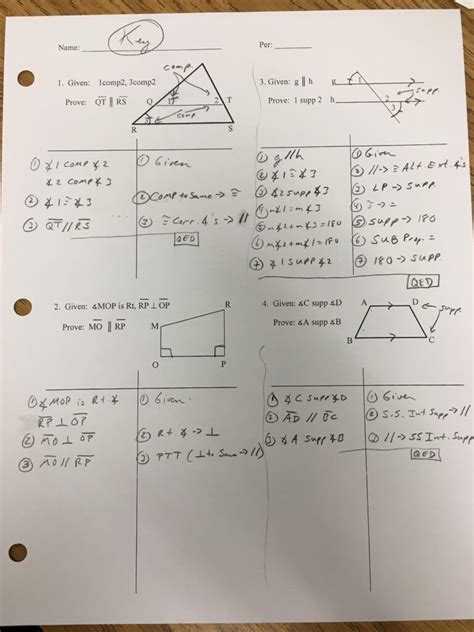 answers to the a plus geometry course Reader