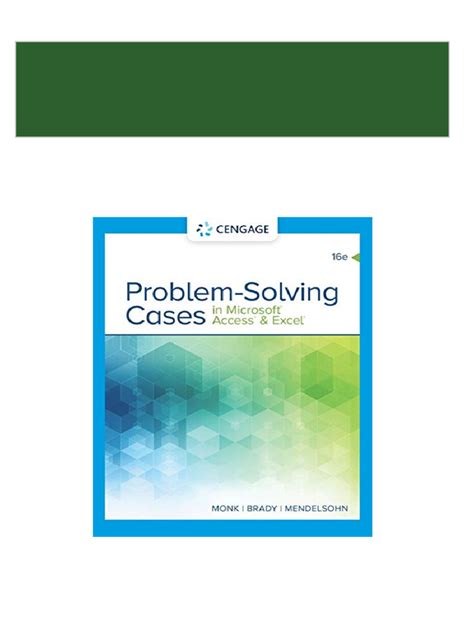 answers to the problem solving cases in microsoft access and excel free Ebook Epub