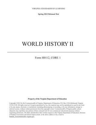 answers world history ii h0112 core 1 Reader