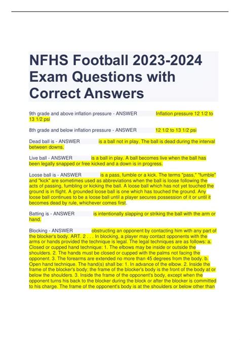 answers-to-the-2014-nfhs-football-exam Ebook PDF