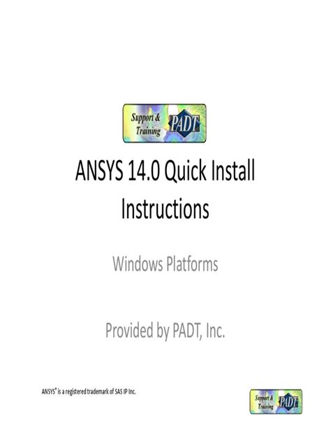 ansys 14 installation guide for linux pdf Epub