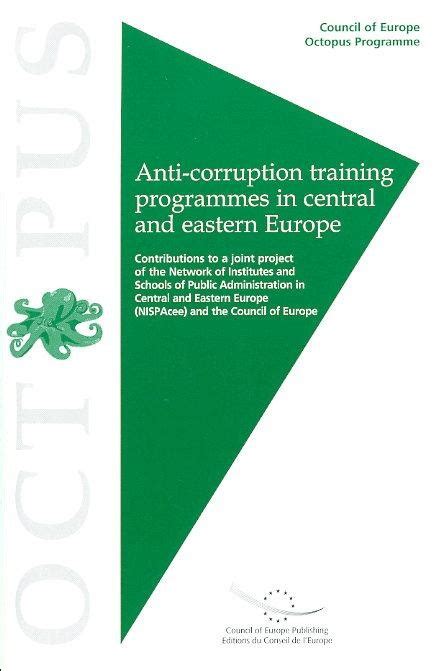 ant corruption training programmes in central and eastern europe Reader