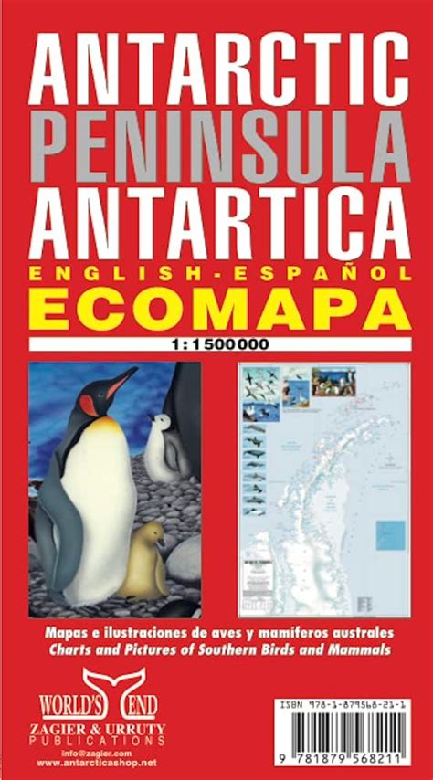 antarctic peninsula antartica ecomapa english or spanish edition Epub