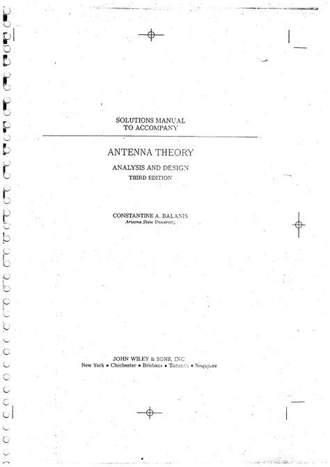 antenna theory solution manual files Doc