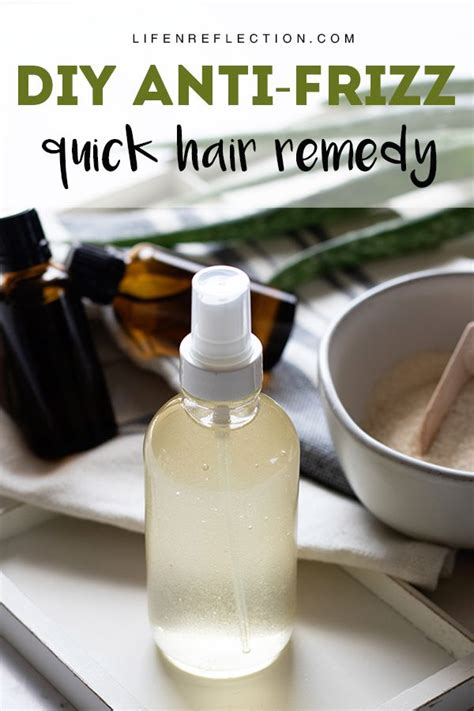 anti frizz hair treatment at home