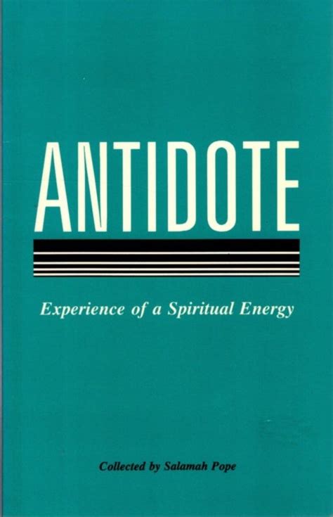 antidote experience of a spiritual energy PDF