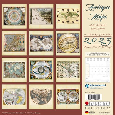 antique maps 2010 calendar Kindle Editon