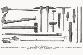 antique mining hand tools PDF