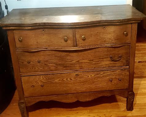 antiquing dresser