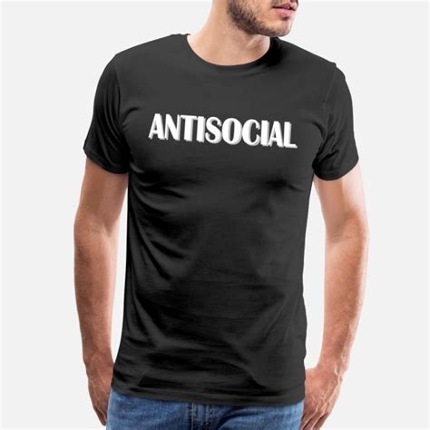 antisocial t shirt