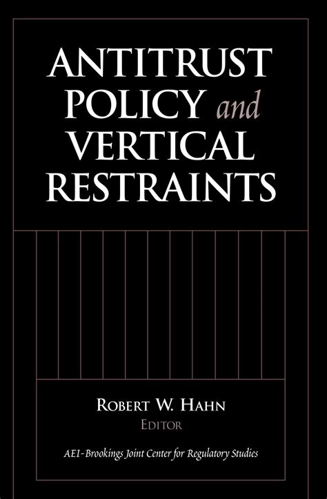 antitrust policy and vertical restraints antitrust policy and vertical restraints Epub